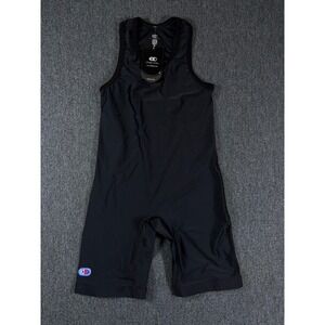 Cliff Keen Youth Wrestling Singlet Black L7943J MXS Compression Bodysuit Small